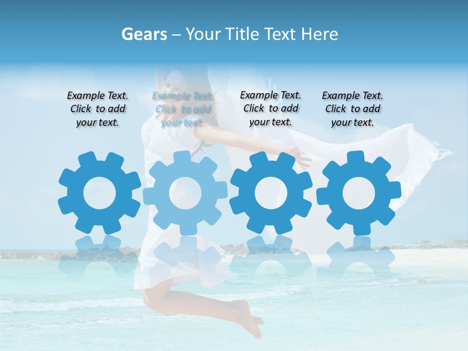 One Smile White PowerPoint Template