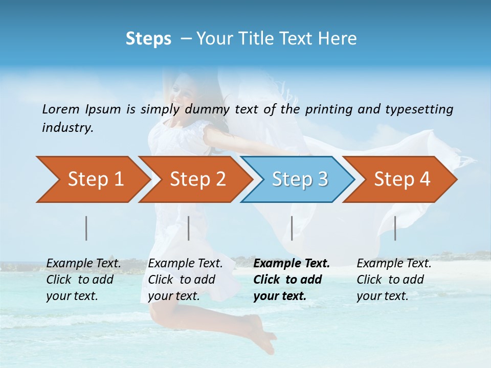 One Smile White PowerPoint Template