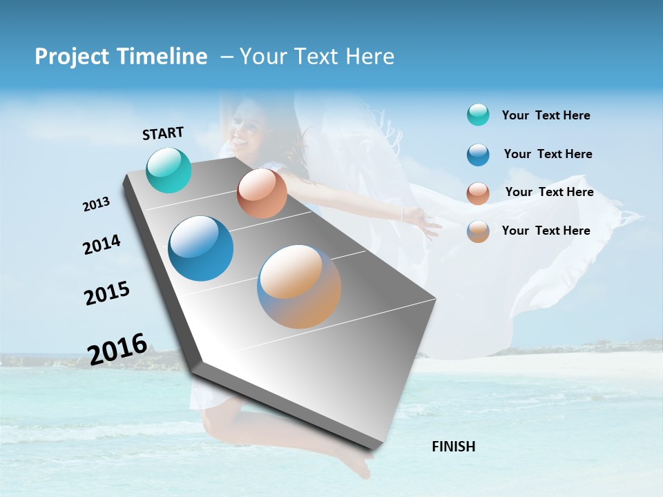 One Smile White PowerPoint Template