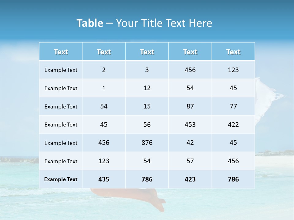 One Smile White PowerPoint Template