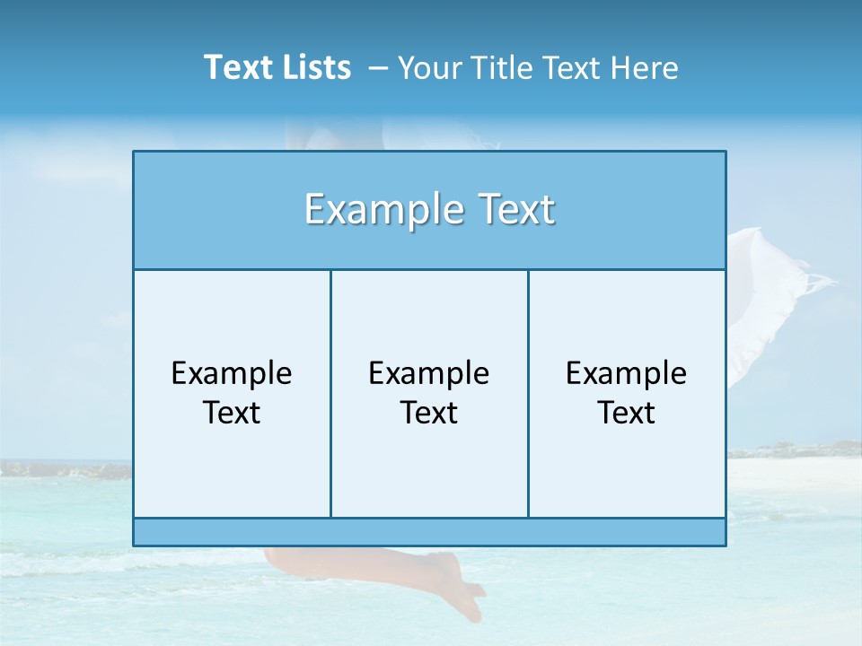 One Smile White PowerPoint Template