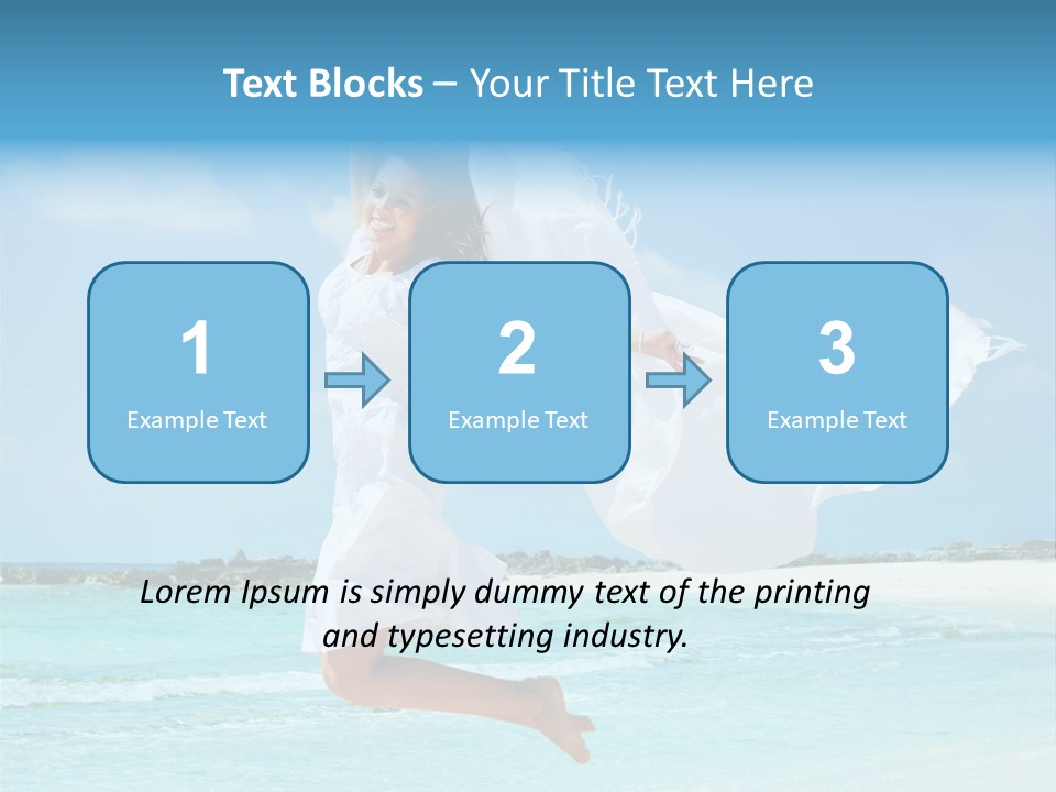 One Smile White PowerPoint Template