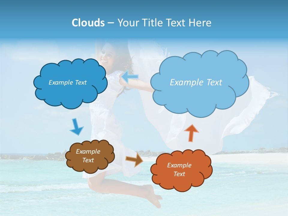 One Smile White PowerPoint Template