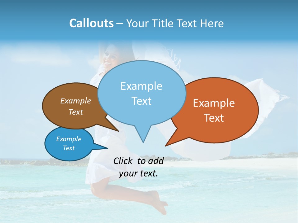 One Smile White PowerPoint Template