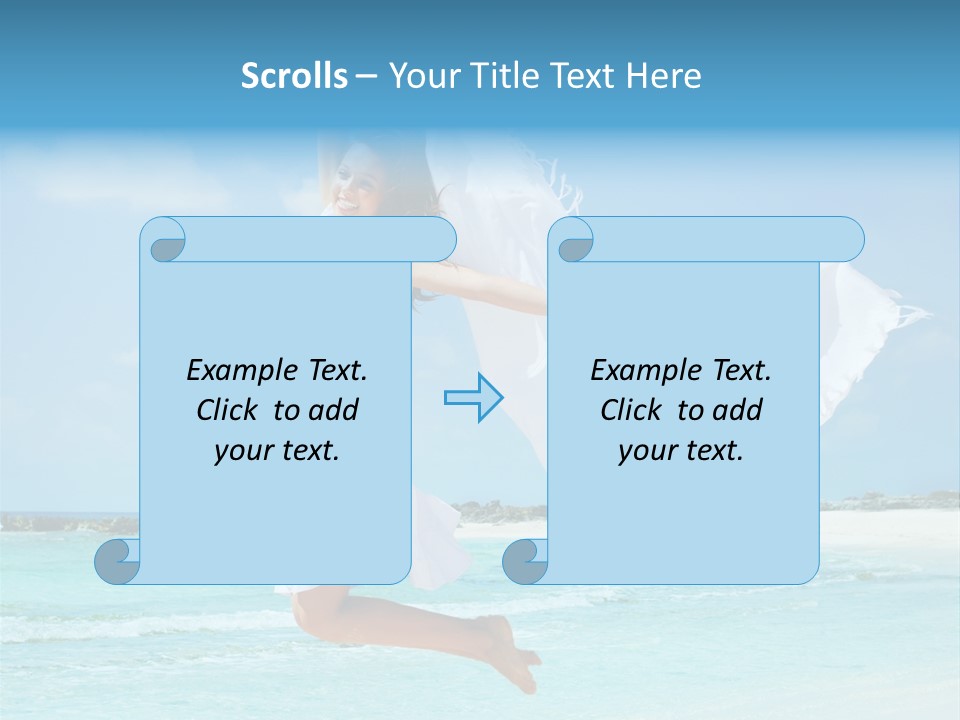 One Smile White PowerPoint Template