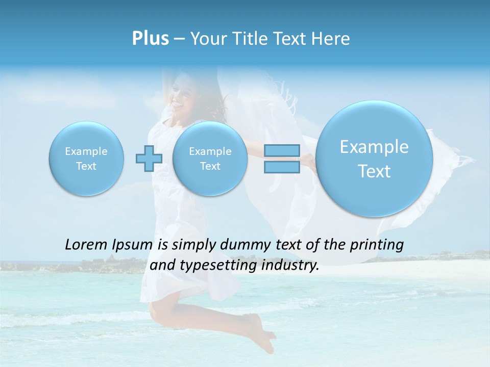 One Smile White PowerPoint Template