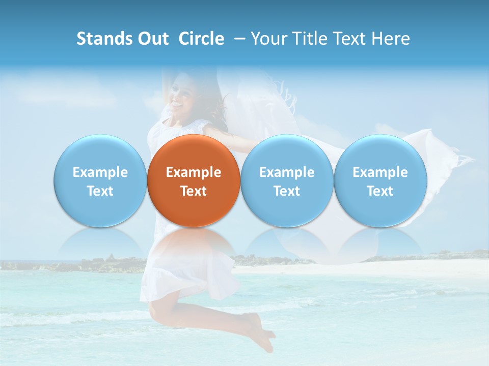 One Smile White PowerPoint Template