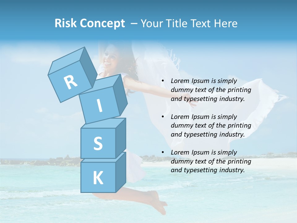 One Smile White PowerPoint Template