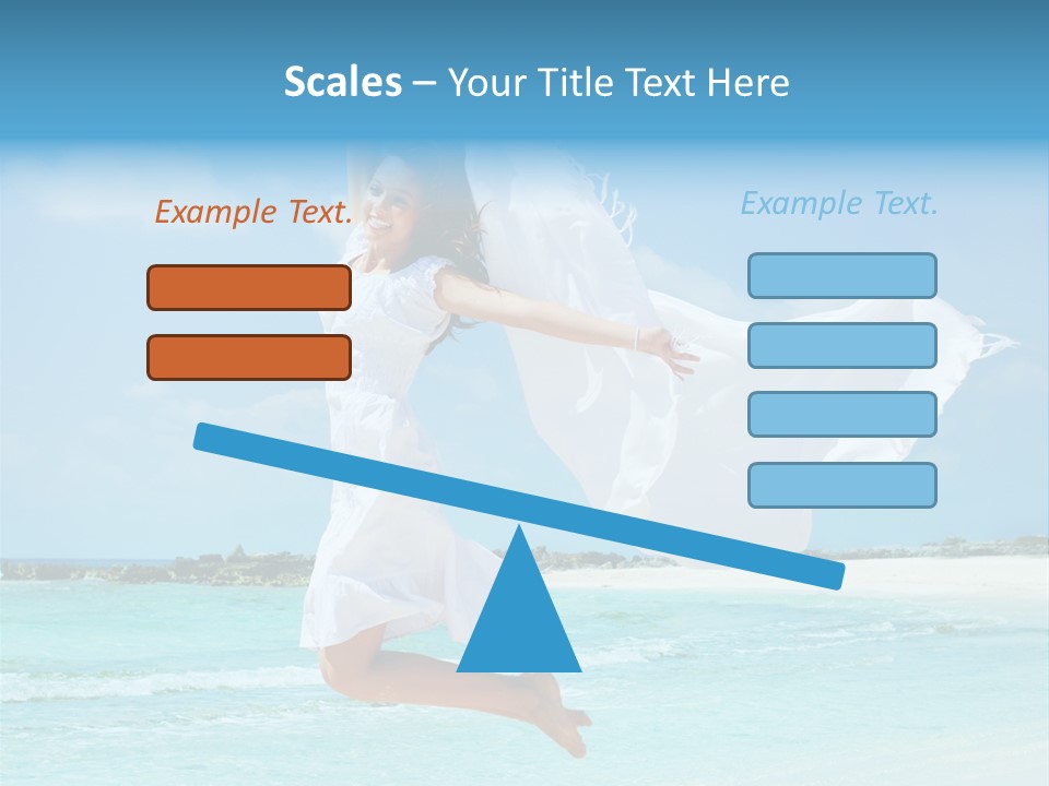 One Smile White PowerPoint Template