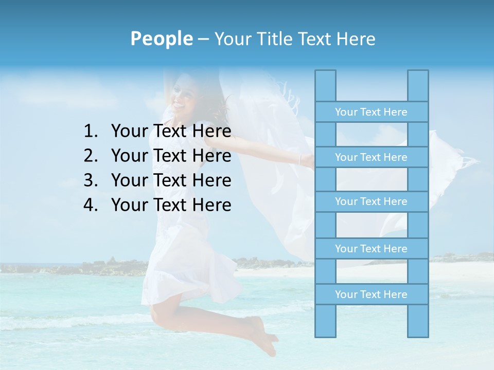 One Smile White PowerPoint Template