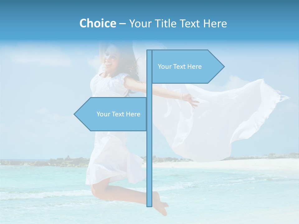 One Smile White PowerPoint Template