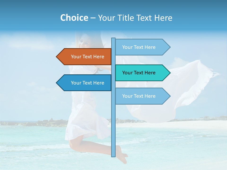 One Smile White PowerPoint Template