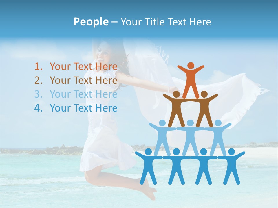 One Smile White PowerPoint Template