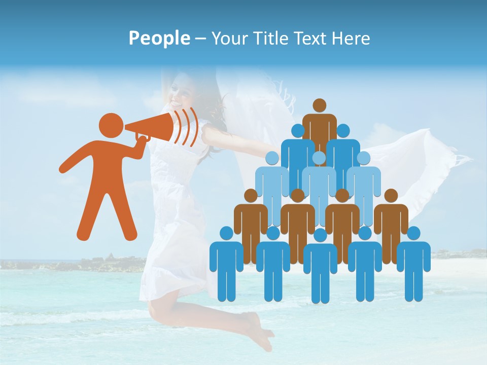 One Smile White PowerPoint Template