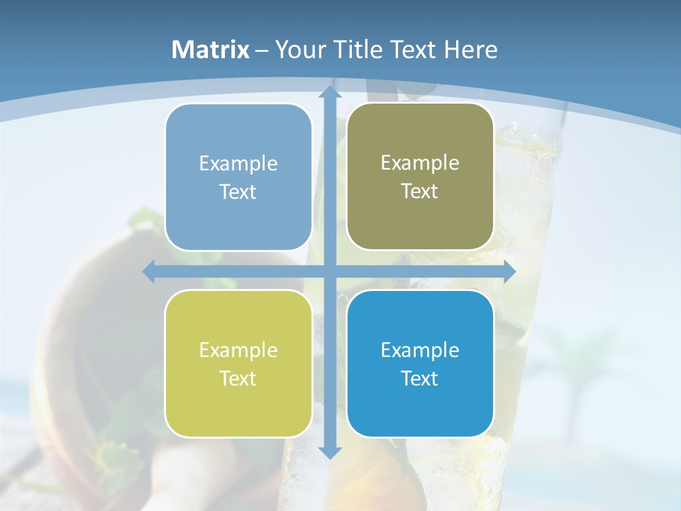 Ice Food Non PowerPoint Template