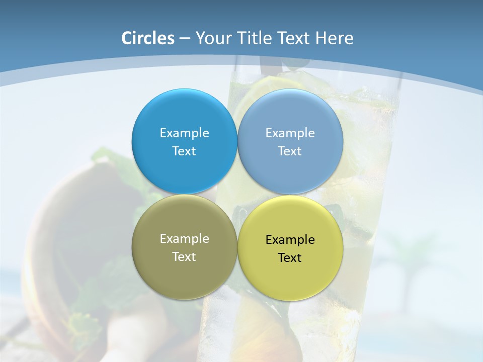 Ice Food Non PowerPoint Template