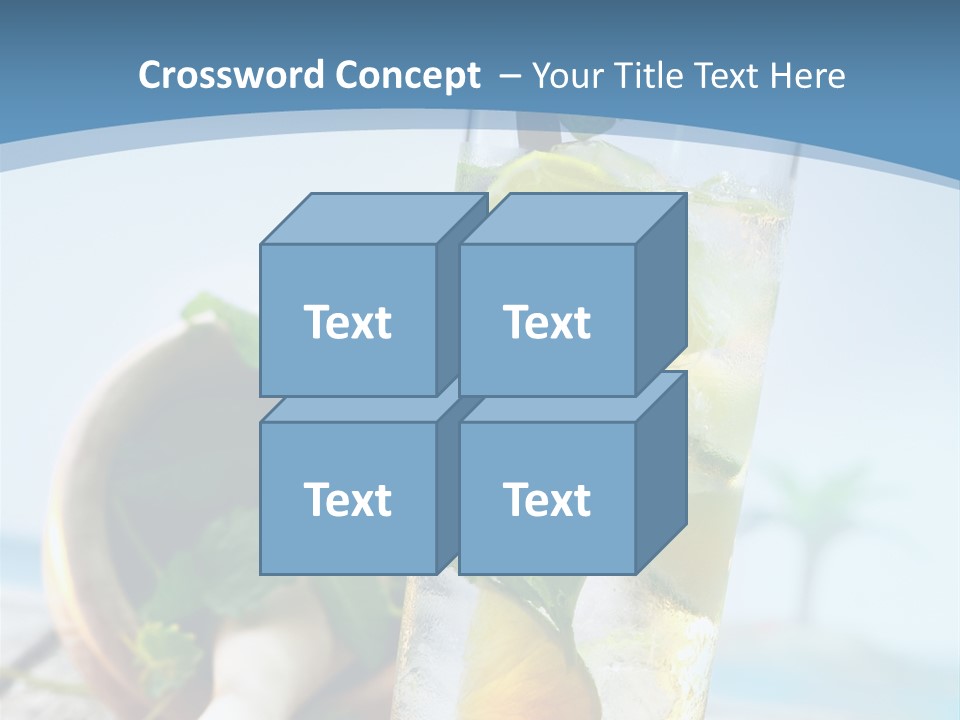Ice Food Non PowerPoint Template