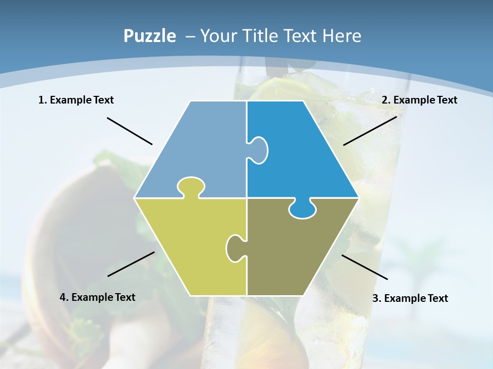 Ice Food Non PowerPoint Template