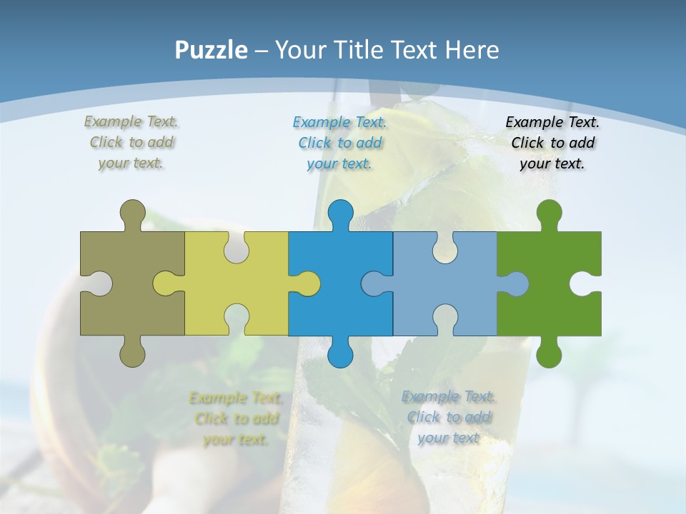 Ice Food Non PowerPoint Template