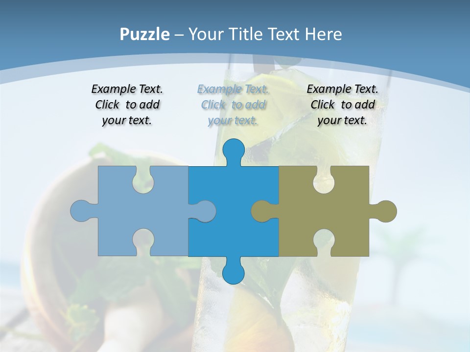 Ice Food Non PowerPoint Template