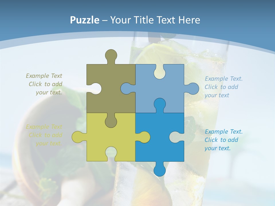 Ice Food Non PowerPoint Template