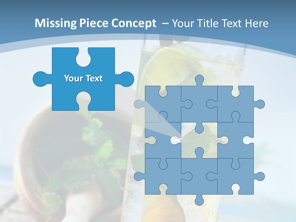 Ice Food Non PowerPoint Template