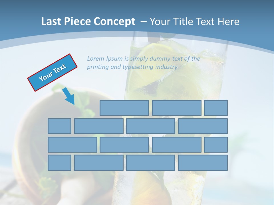 Ice Food Non PowerPoint Template