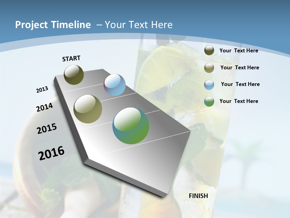 Ice Food Non PowerPoint Template