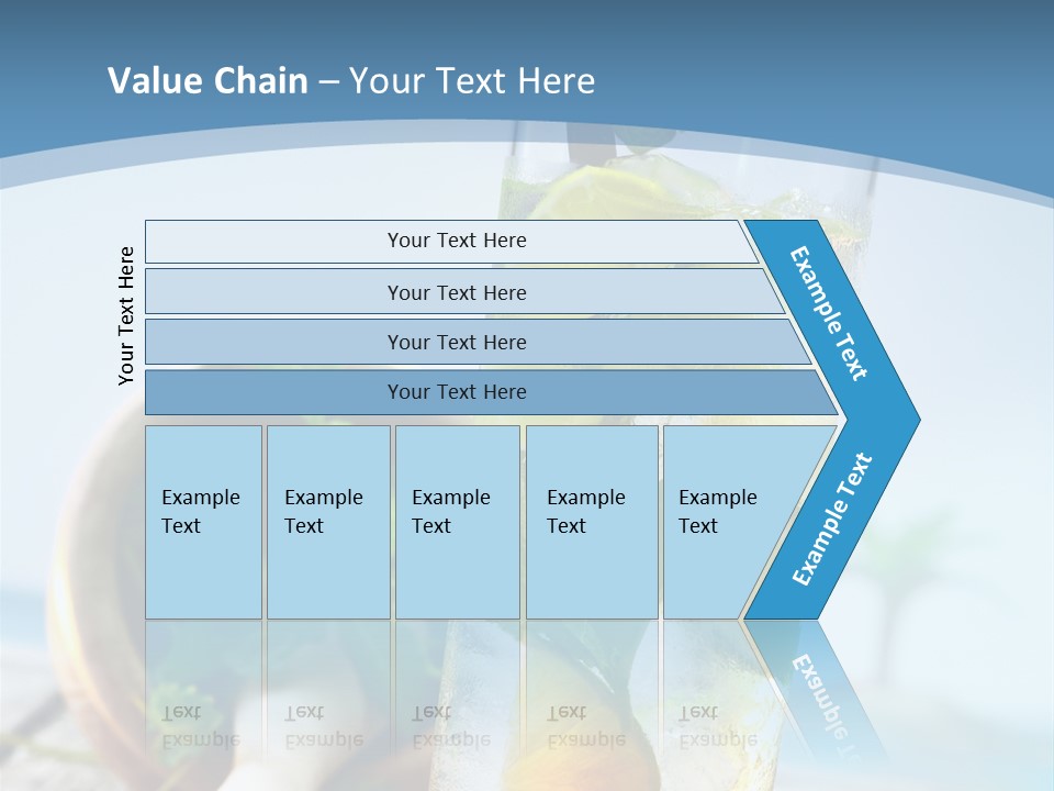 Ice Food Non PowerPoint Template