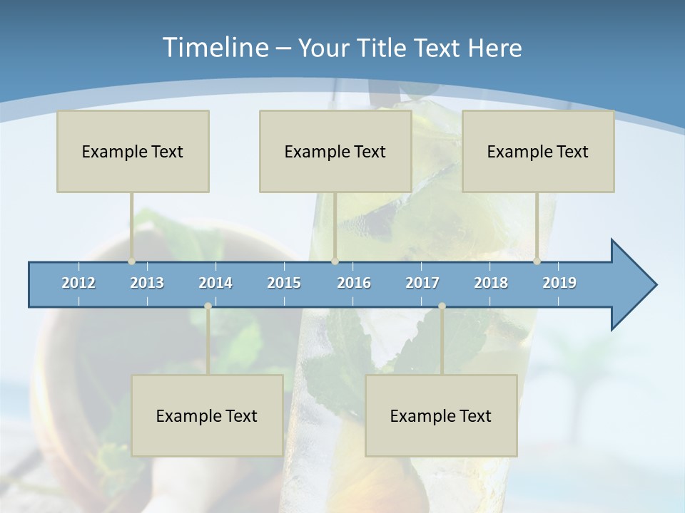 Ice Food Non PowerPoint Template