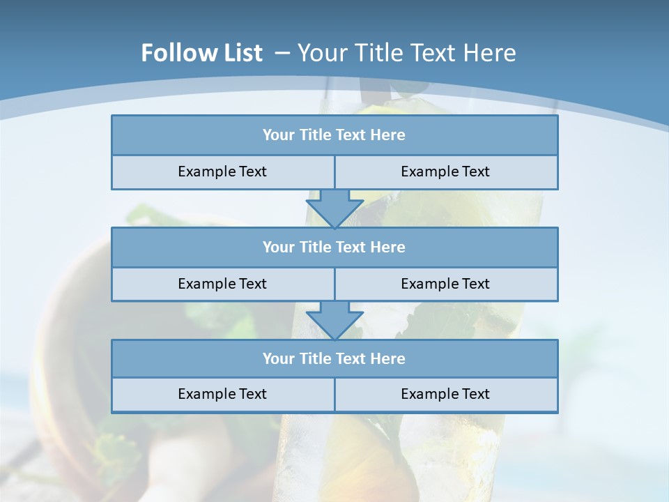 Ice Food Non PowerPoint Template