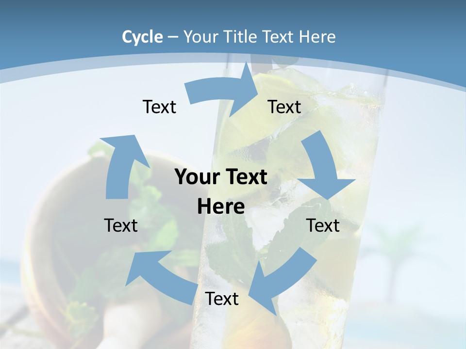 Ice Food Non PowerPoint Template