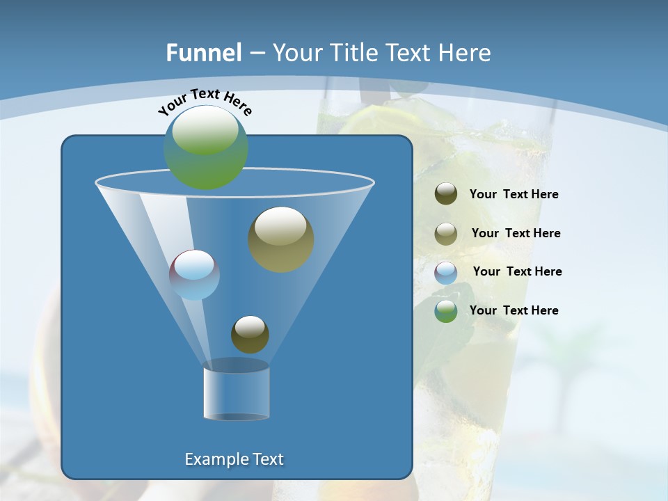 Ice Food Non PowerPoint Template
