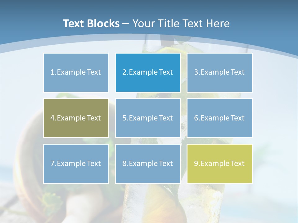 Ice Food Non PowerPoint Template