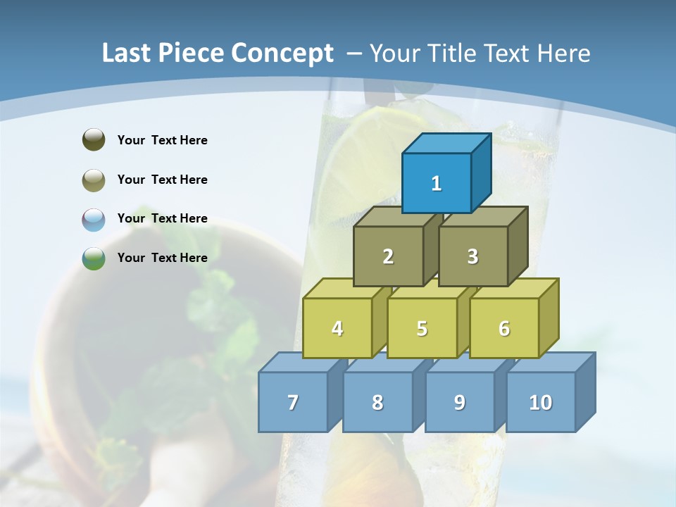 Ice Food Non PowerPoint Template