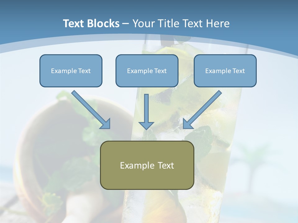Ice Food Non PowerPoint Template