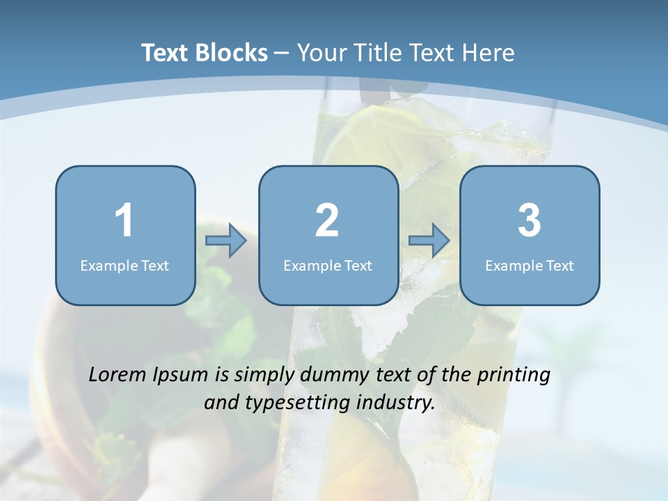 Ice Food Non PowerPoint Template