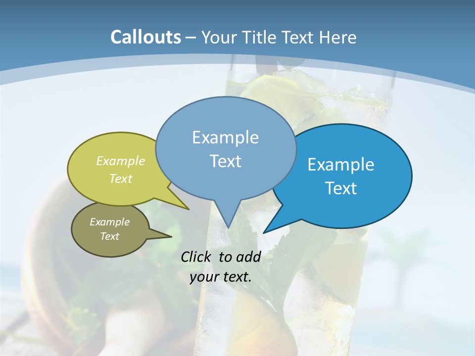 Ice Food Non PowerPoint Template