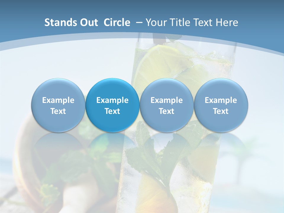 Ice Food Non PowerPoint Template