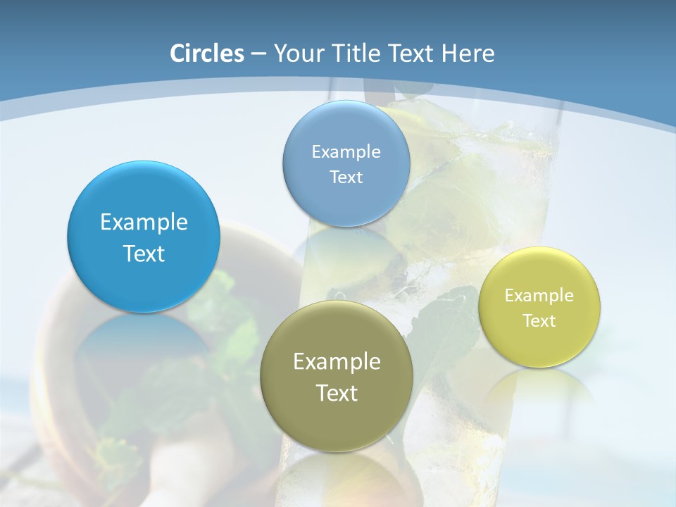 Ice Food Non PowerPoint Template