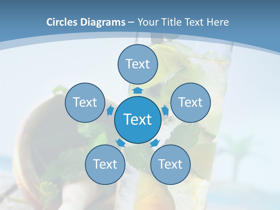 Ice Food Non PowerPoint Template