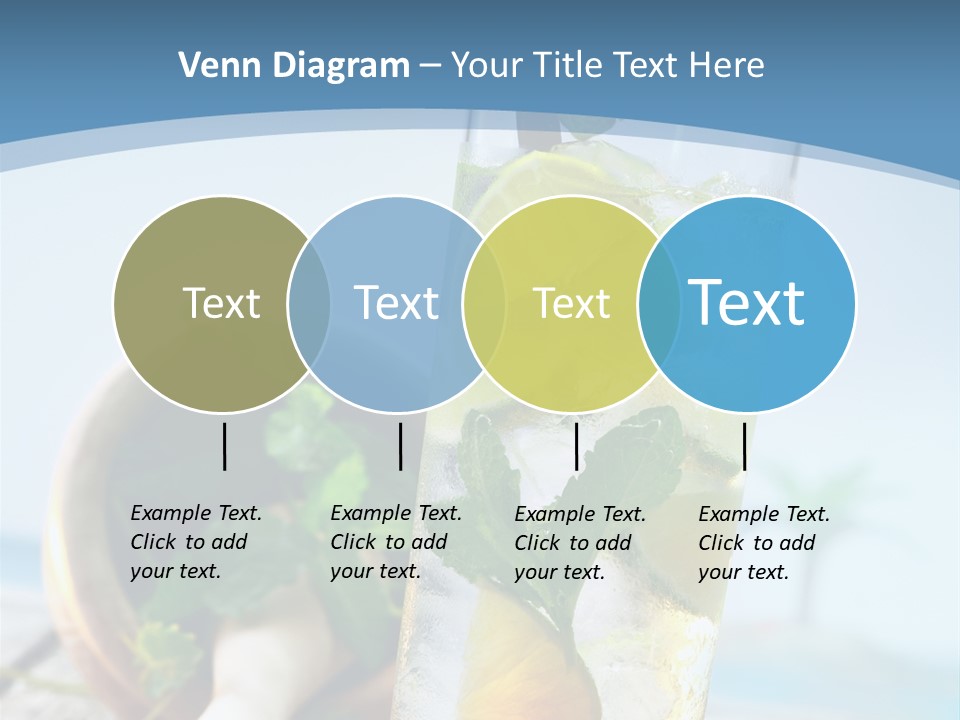 Ice Food Non PowerPoint Template