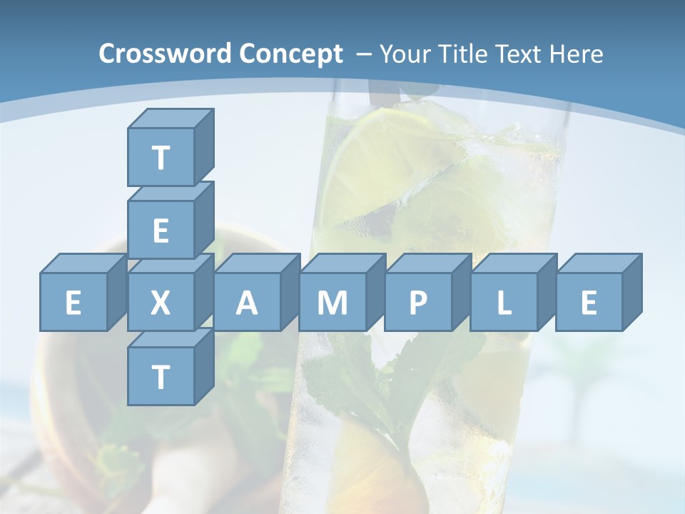 Ice Food Non PowerPoint Template