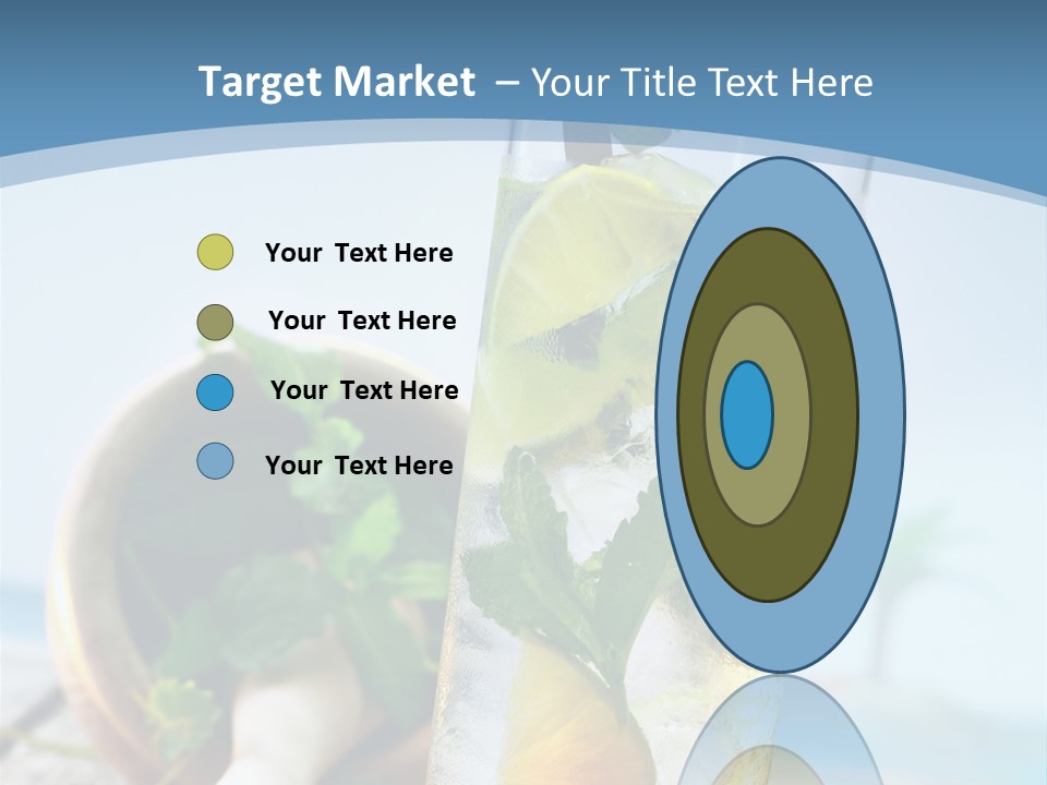 Ice Food Non PowerPoint Template