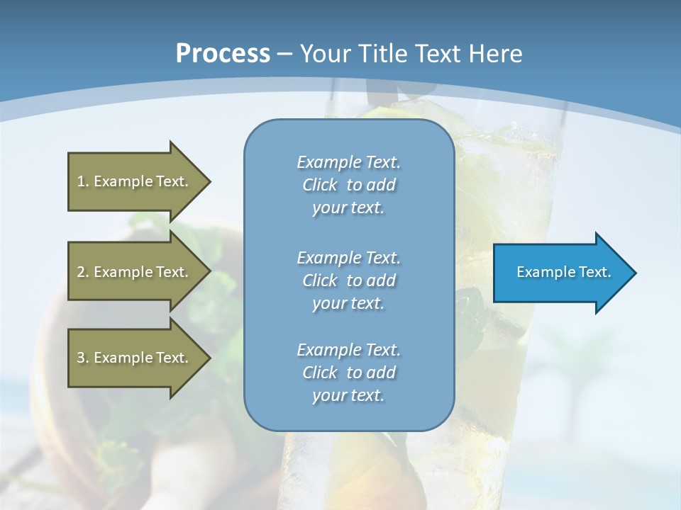 Ice Food Non PowerPoint Template