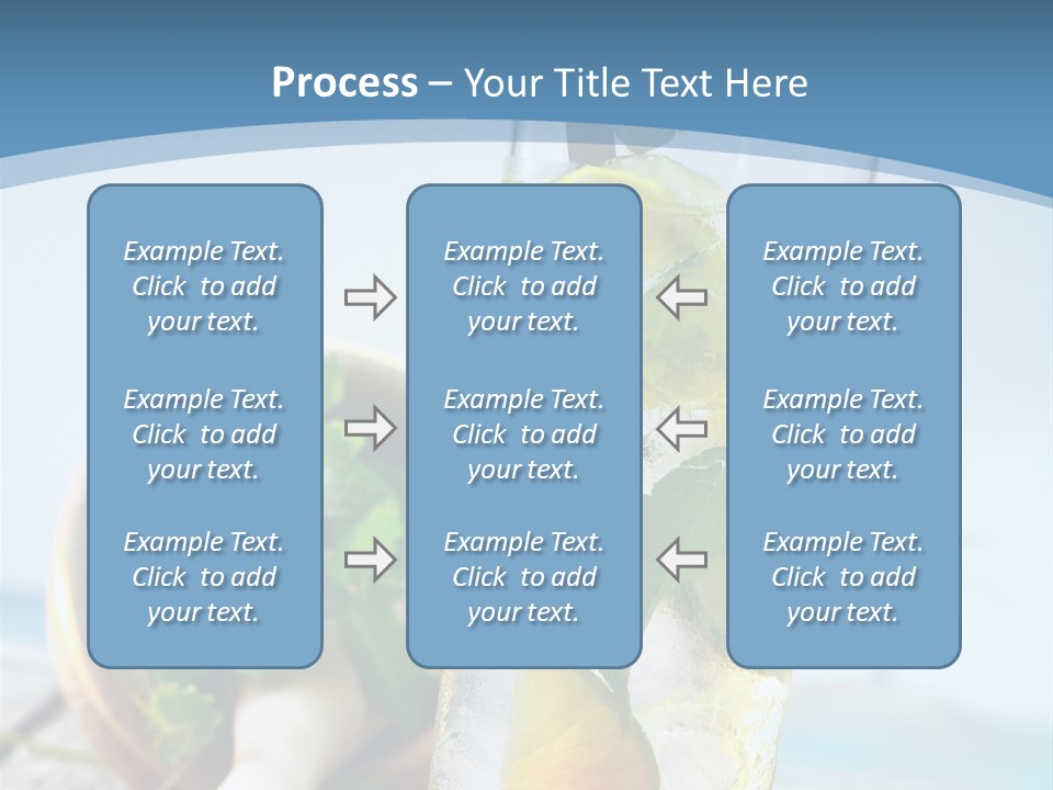 Ice Food Non PowerPoint Template