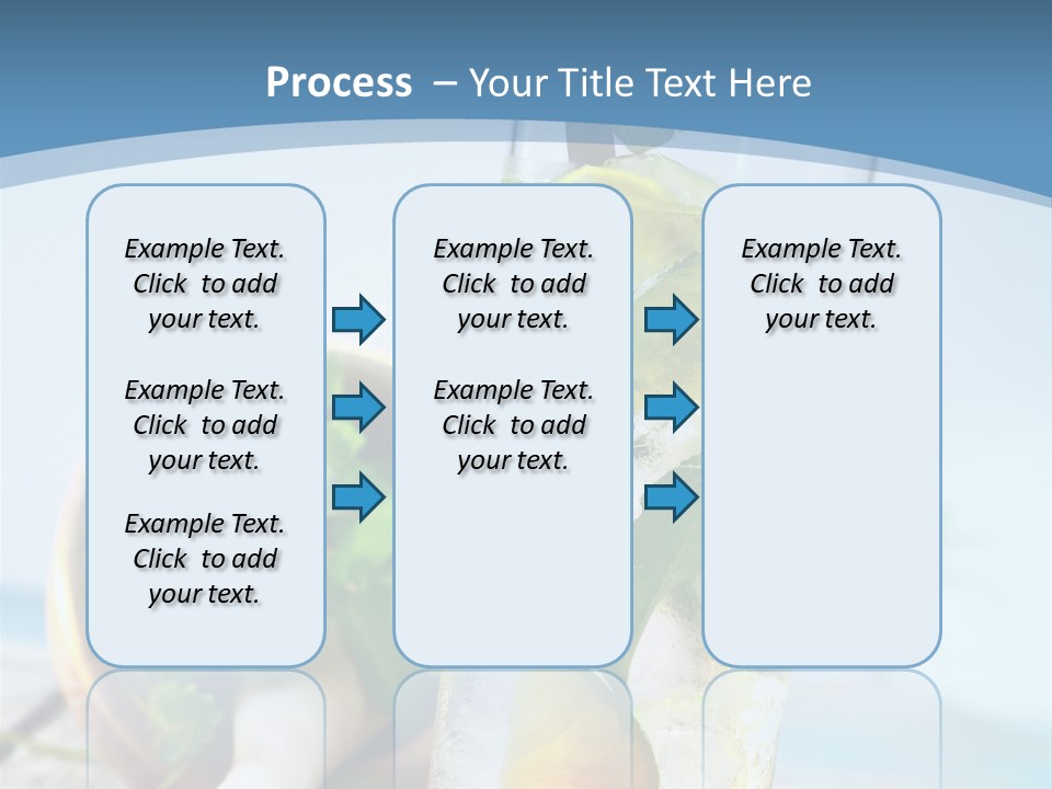 Ice Food Non PowerPoint Template
