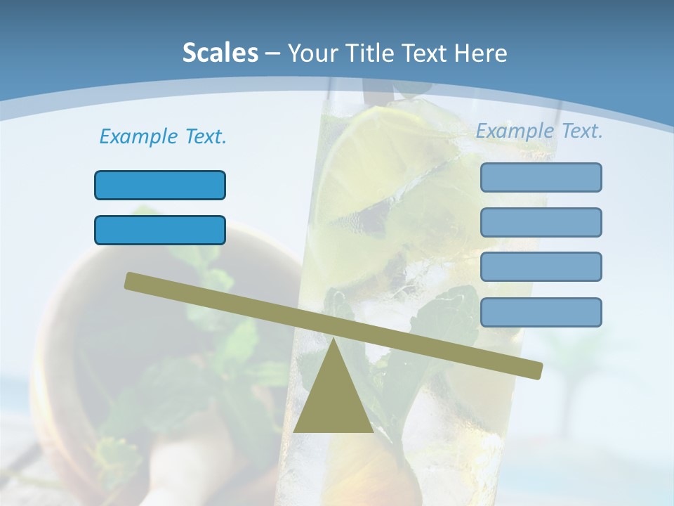 Ice Food Non PowerPoint Template