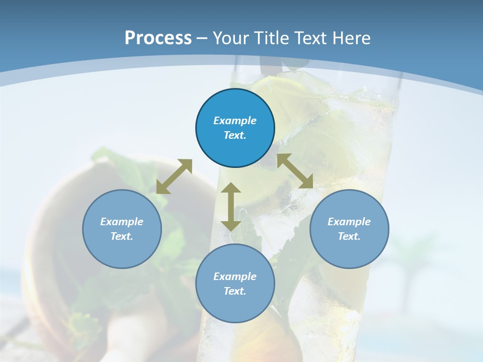 Ice Food Non PowerPoint Template