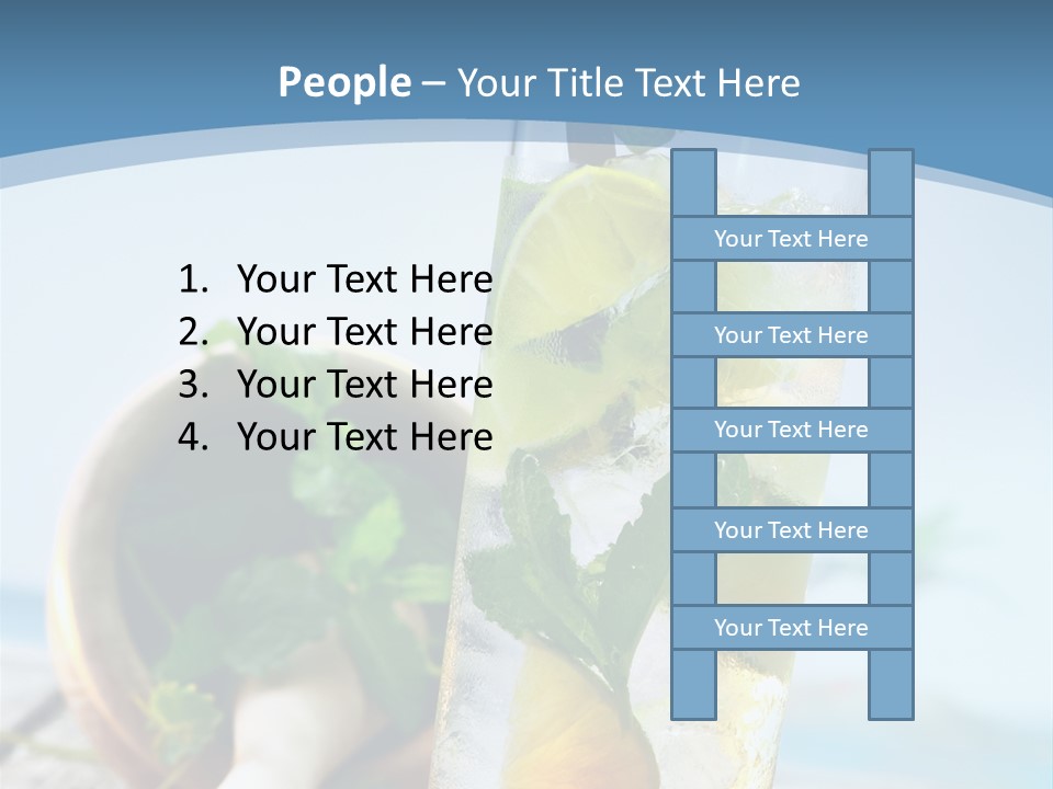 Ice Food Non PowerPoint Template
